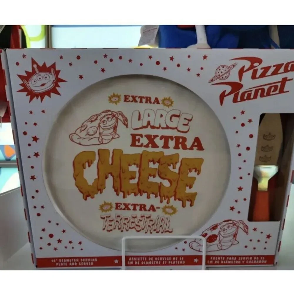 Disney Parks Pizza Planet Serving Platter Plate‎ Pixar Toy Story Aliens NEW